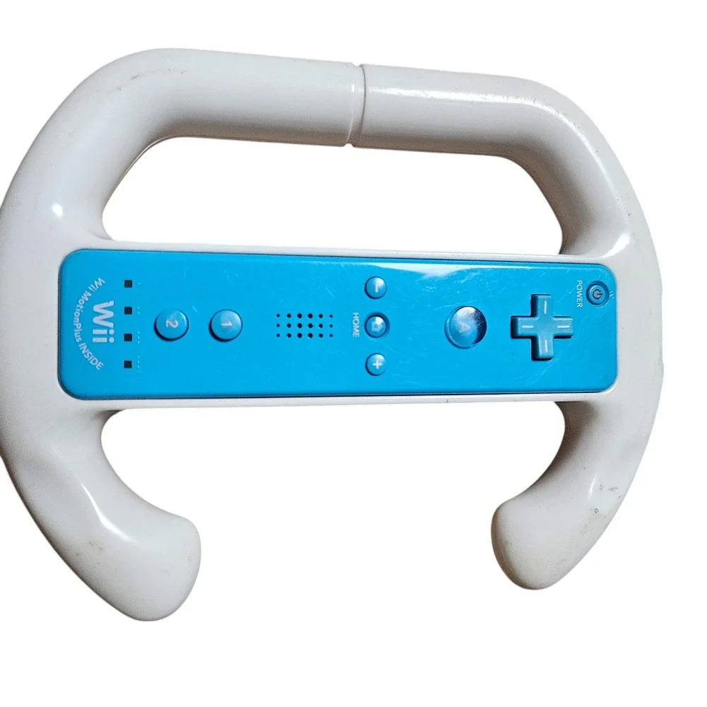 Wii Racing Steering Wheel Accessory for Nintendo Wii Remote Controller